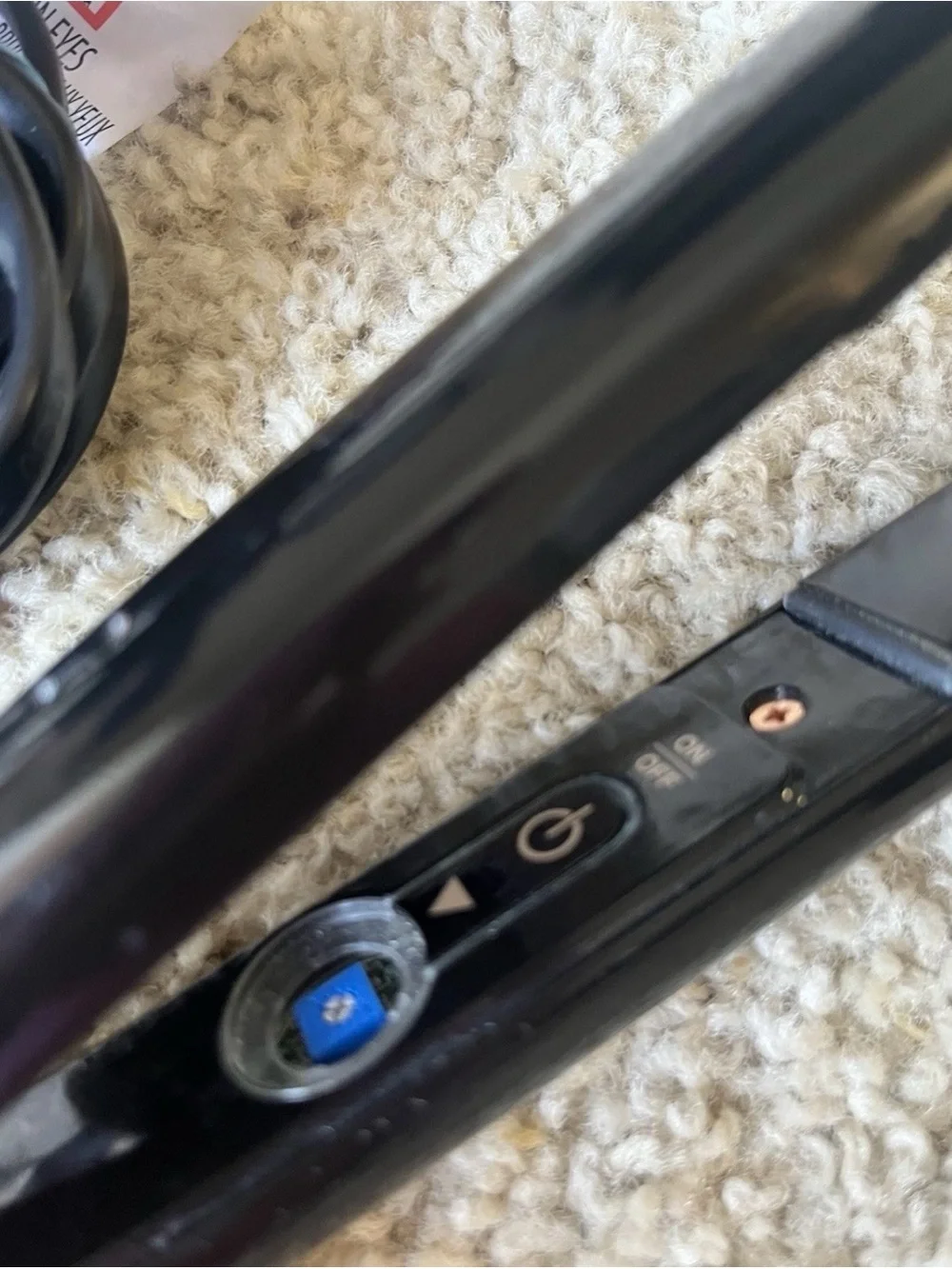 T3 Black Ceramic Flat Iron with Rose Gold Accents